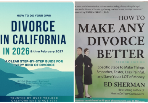 Two book covers with titles